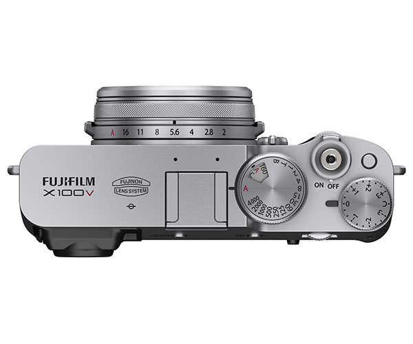 Fujifilm X100V top